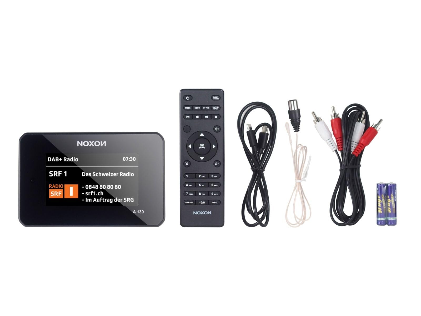 Noxon A 130 Noir - Adaptateur audio, DAB+/FM et Radio Internet