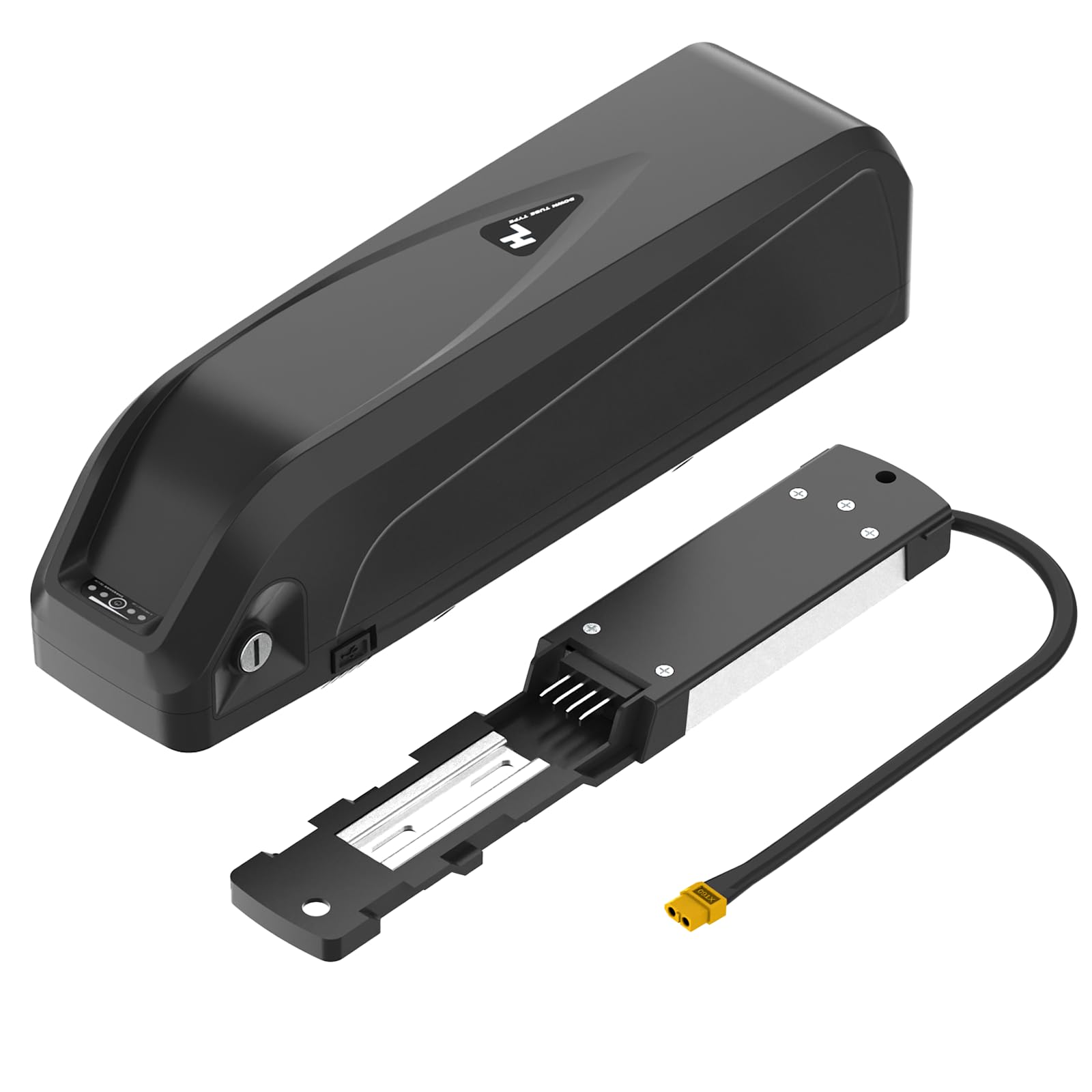 48V Down-tube Ebike Battery, 15Ah Long Range Electric Bicycle Bike Lithium Battery for 200W-1000W Motor (HL03/ 48V 15Ah) โ image 1