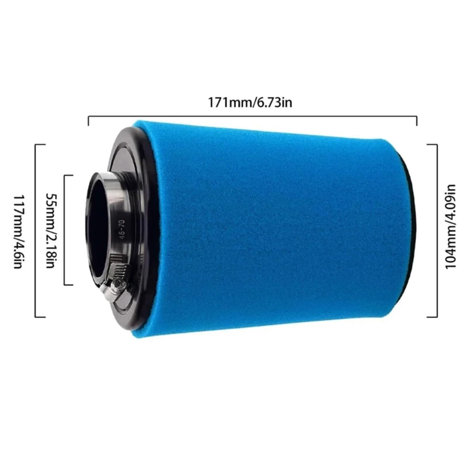 Filtri aria per moto Adatto per CFMOTO CF400 CF500 CF600 CF800 ZForce UForce CForce 400 500 600 800 Pulitore filtro aspirazione aria(2 Pieces)