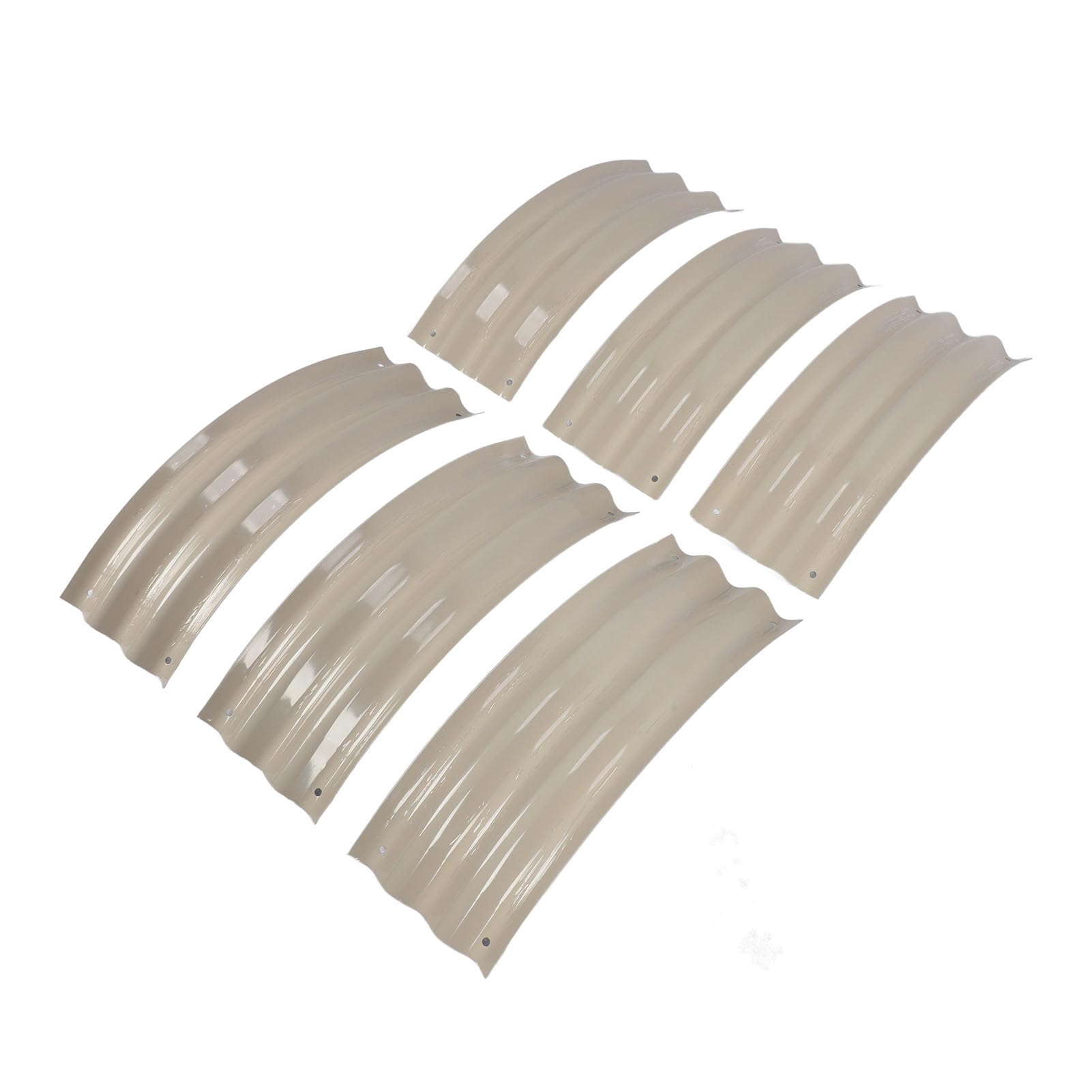 Jiawu Jasnozielona Metalowa Donica Podwyższona 107x20cm Ogrodowa Grządka na Warzywa, Zestaw z podwyższoną grządką ogrodową ze Stali Ocynkowanej z Otwartym Dnem, Skrzynia do Sadzenia Kwiatów i Warzyw