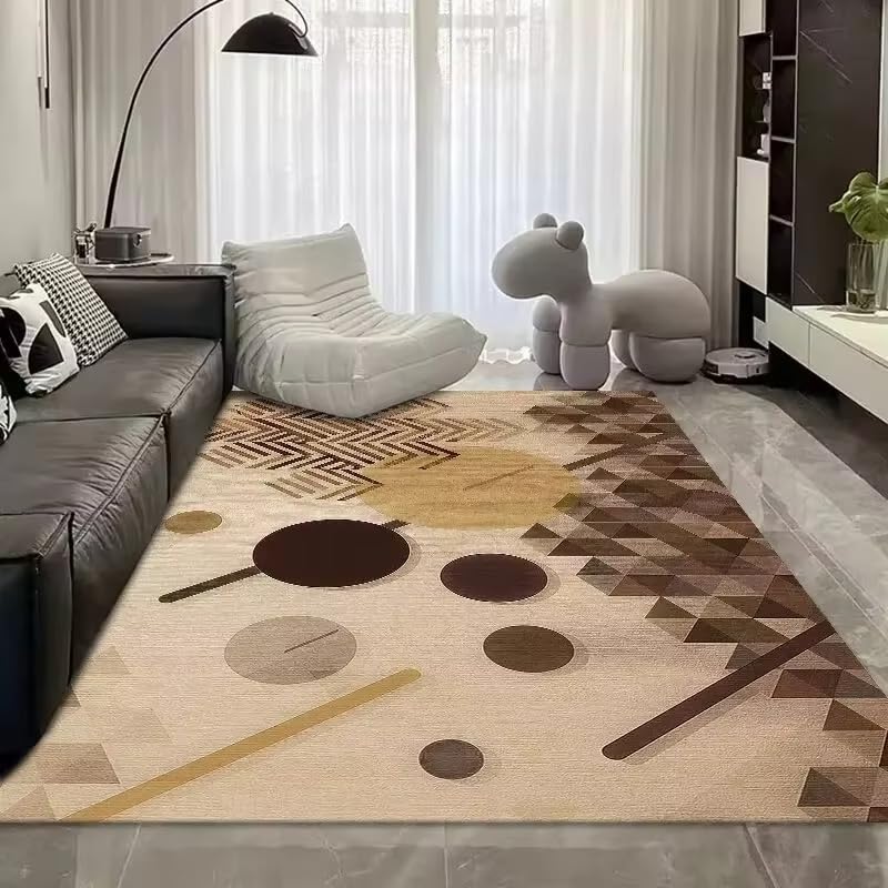 Tapis géométrique de grande surface 150x210 pour salon et chambre