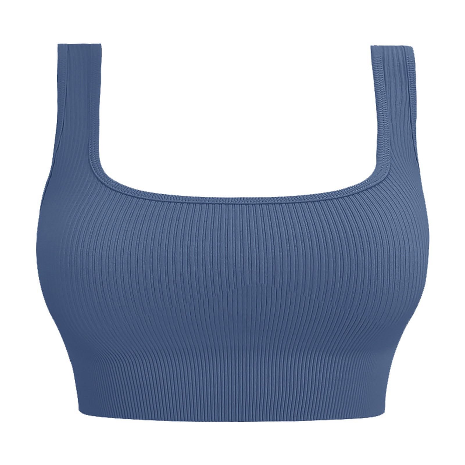 Womens Open Back Activewear Tank Top for Yoga Workout and Sports