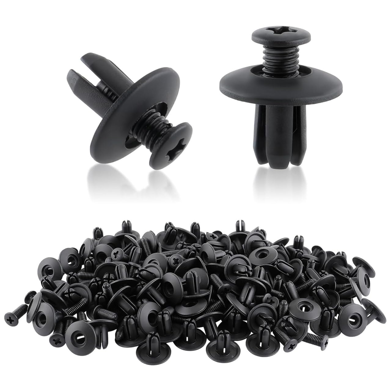 ASTHORE ENTERPRISE Car Fender Clip Lock Black Plastic Retainer