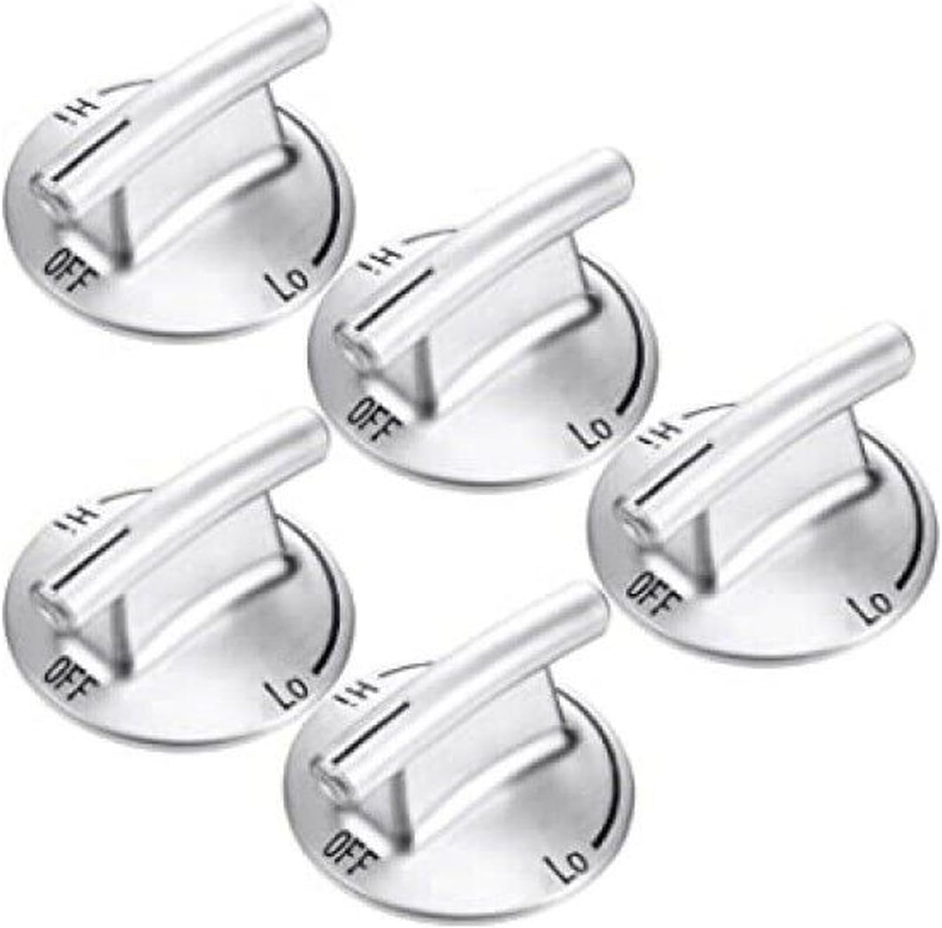 Replacement Part for 74010839 Burner Knob for Gas Range Cooktop PS2088183 AP4100128-5 Pack Multi-Purpose Appliance Repair Replacement Part Performance Restoration Maintenance Component KL0130