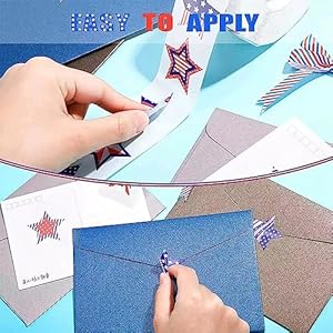 Patrioticlabelstaramericanflagstickers500pcs15inch4thofjulymemorialday Urban Country Home Decor Patriotic label star american flag stickers 500 pcs 15 inch 4th of july memorial day urban country home decor
