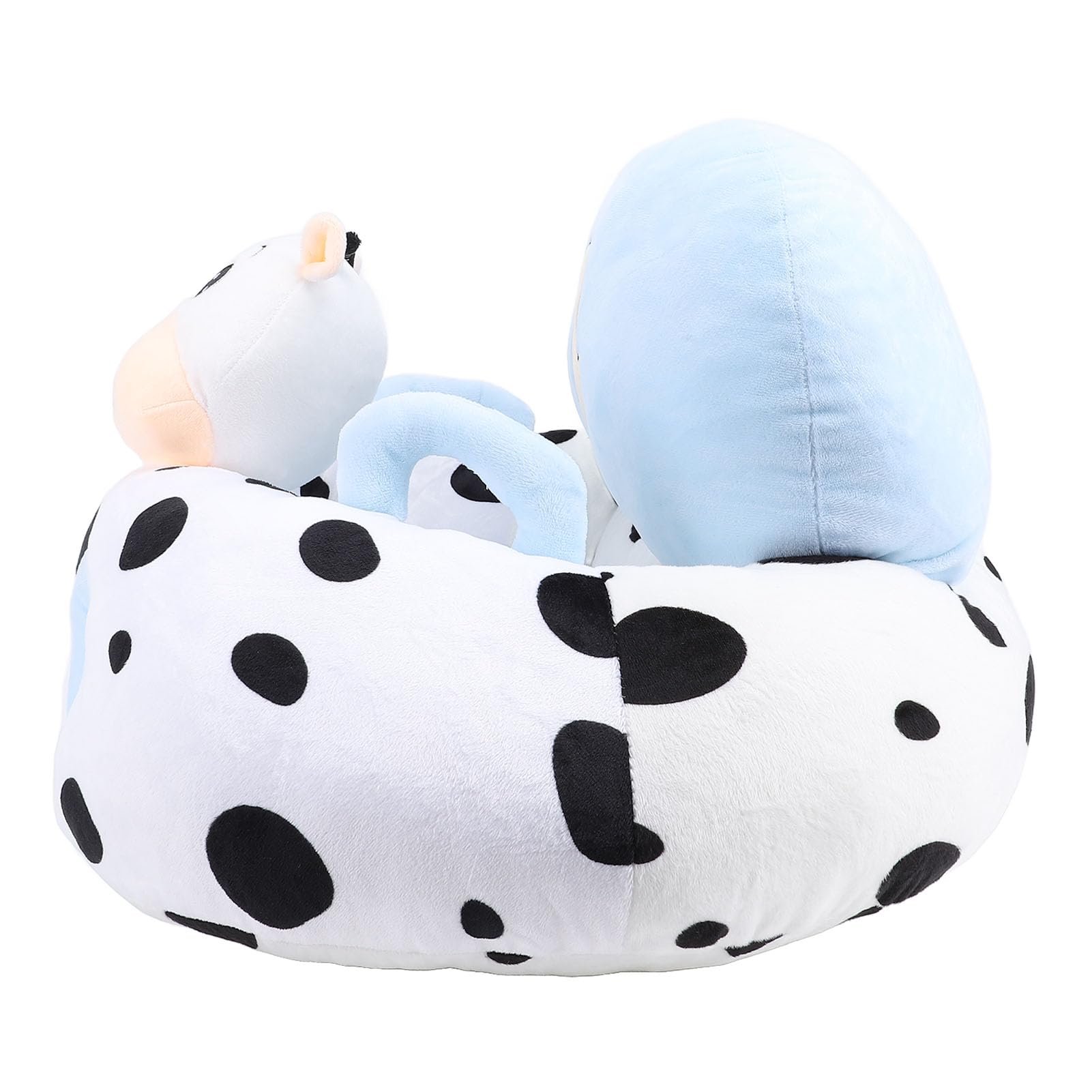 CHICIRIS Sedile di Supporto per Neonati Simpatico Peluche con Maniglie Comoda Sedia da Seduta per L'apprendimento per Uso Domestico Fibra di Poliestere Morbida 1 unità