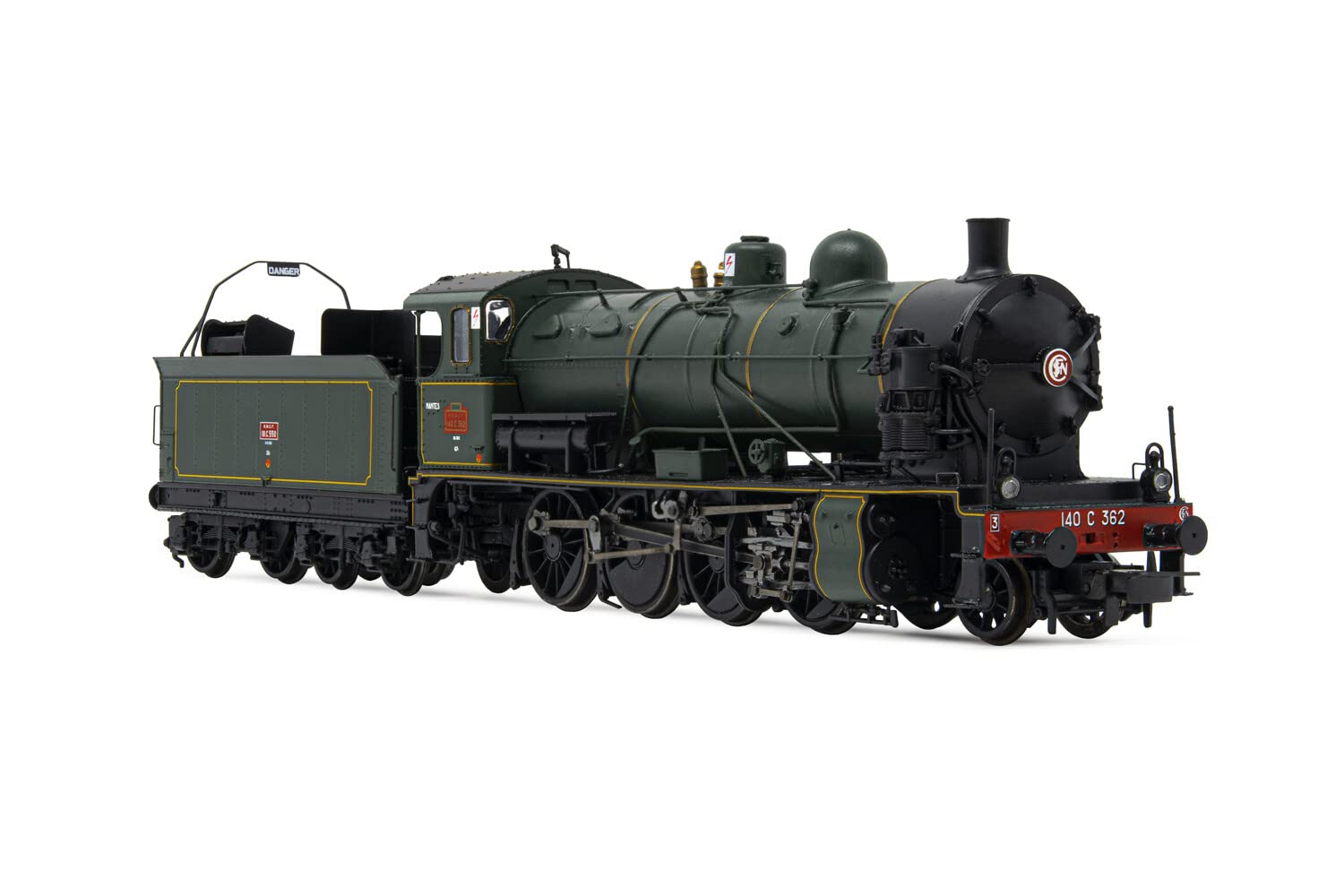 Tender Jouef 34 X Noir – Locomotive Vapeur 140C 180 Verdun – HO Neuf