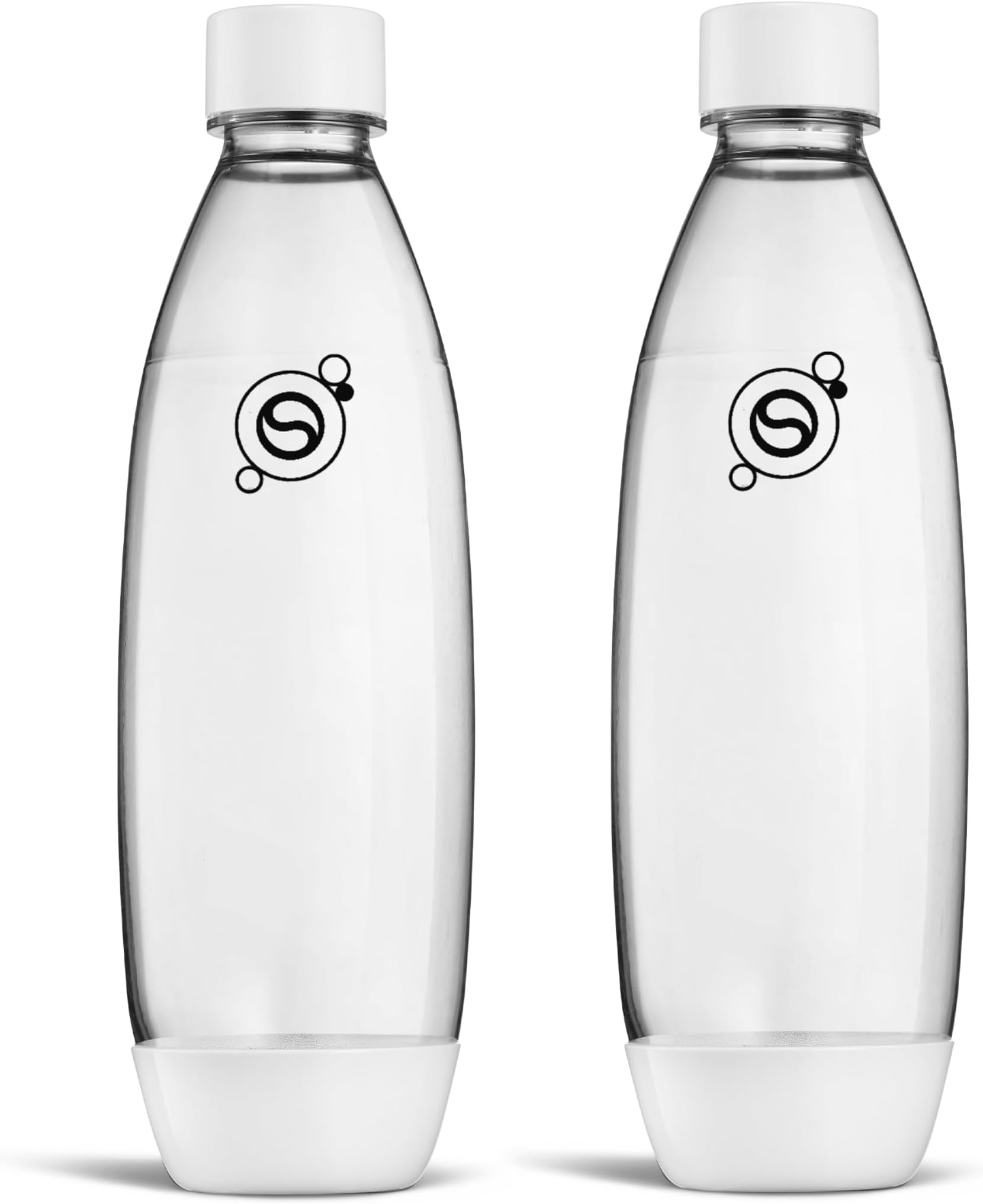 SodaStream Source Carbonating Bottles (Twin Pack), 1 L, White