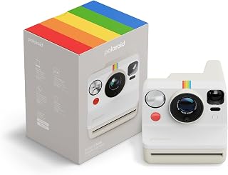 Polaroid Now 3rd Generation I-Type Instant Film Camera - Pebble White - Camera Only No Film (9155)