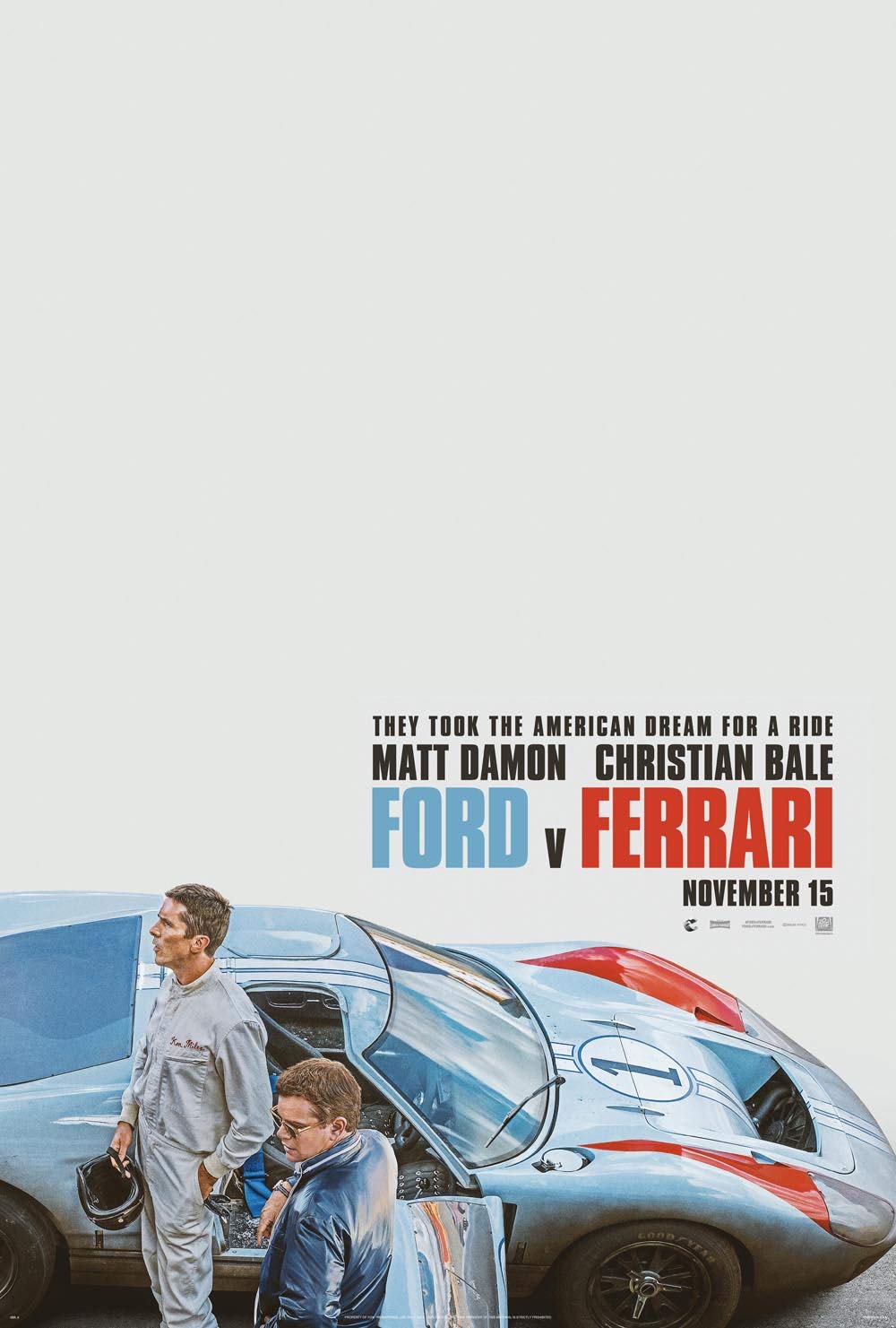 フェラーリ　849 ポスター Amazon.com: Tomorrow sunny Ford v Ferrari 2019 Go Like Hell Movie