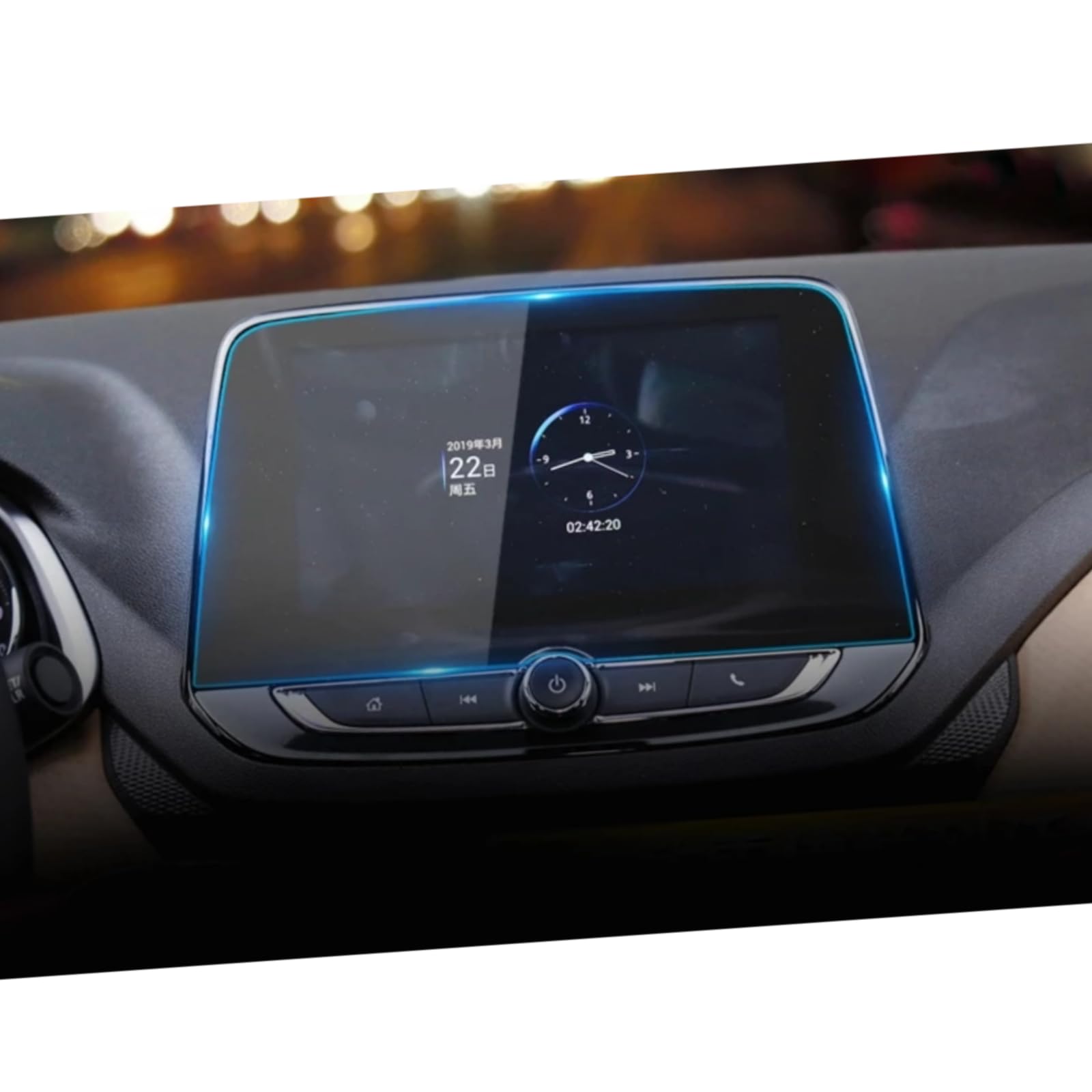 Film de protection d'écran de navigation voiture pour Tracker 2020
