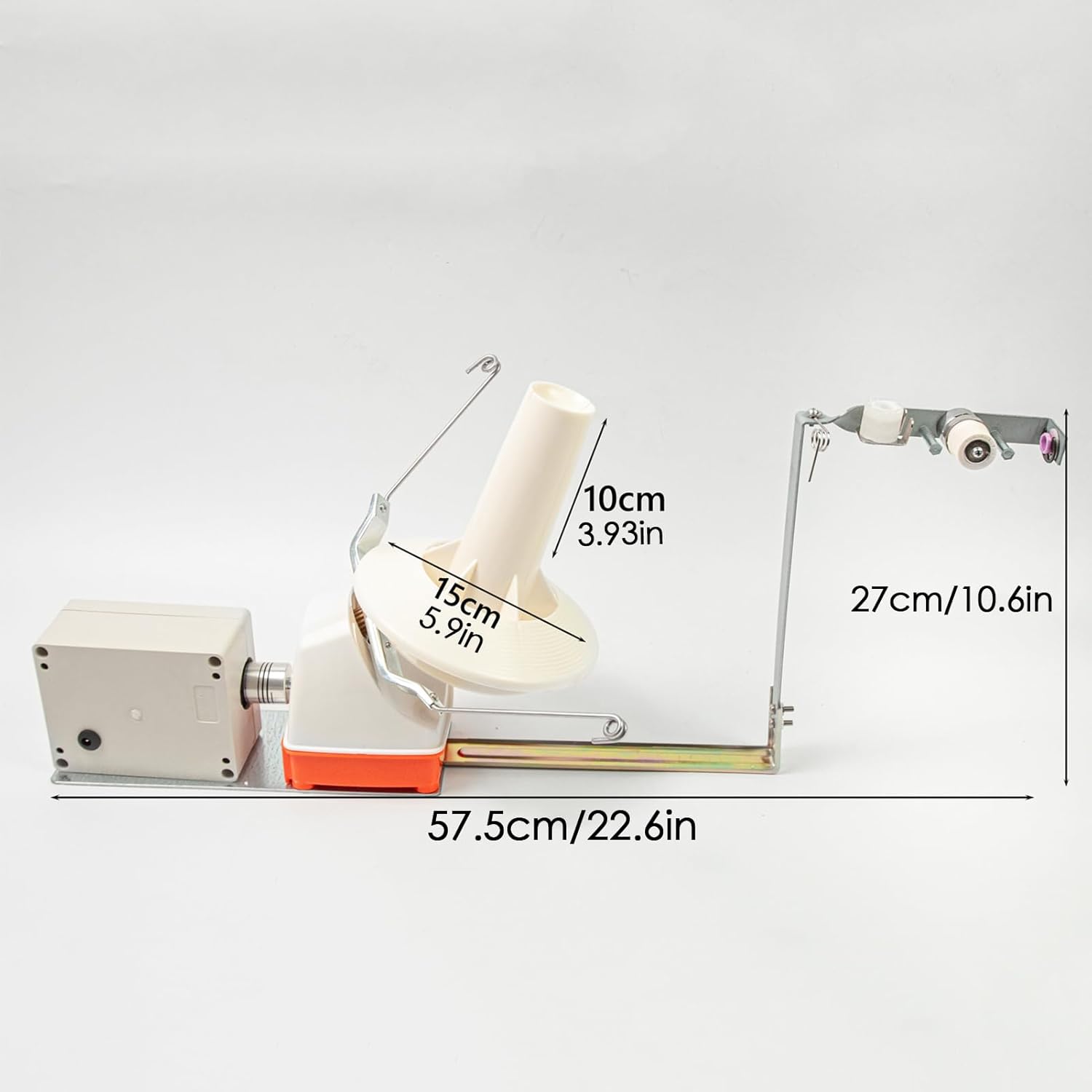 電動毛糸巻き機,電動巻き取りスピナーマシン,家庭用簡易糸スピナー装置 | 編み物、かぎ針編み、織り、手芸、家庭スタジオ、職場、趣味用