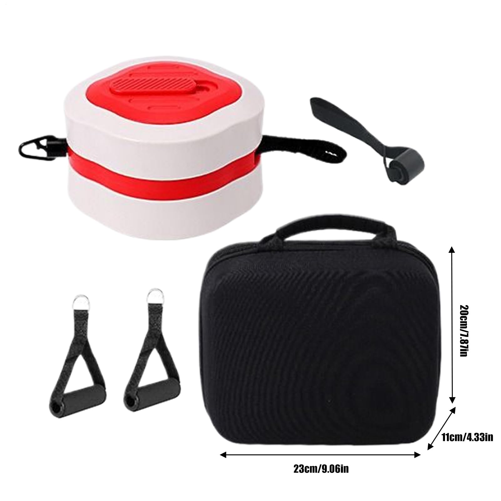 Tubi Fitness con Maniglie, Fasce di Resistenza per Allenamento, Accessorio Fitness per Bodybuilding Braccio Gambe Polso Caviglia Casa Palestra Yoga
