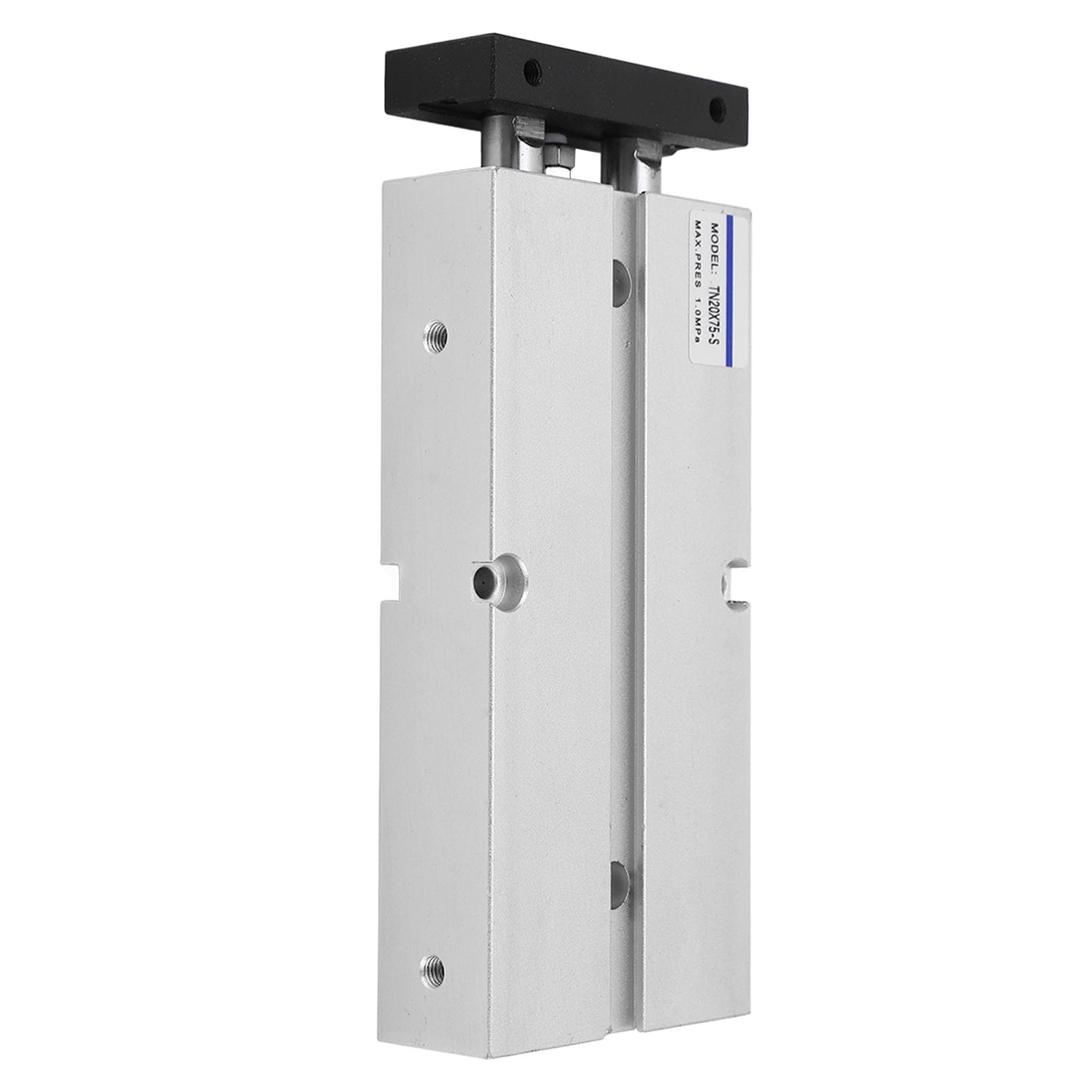 Luftzylinder, Doppelwellenstange Pneumatik Luftzylinder, 2 Kolben Doppelwirkender Zylinder, Magnet Doppelwellenzylinder Dichtungsluftzylinder (70mm Hub)