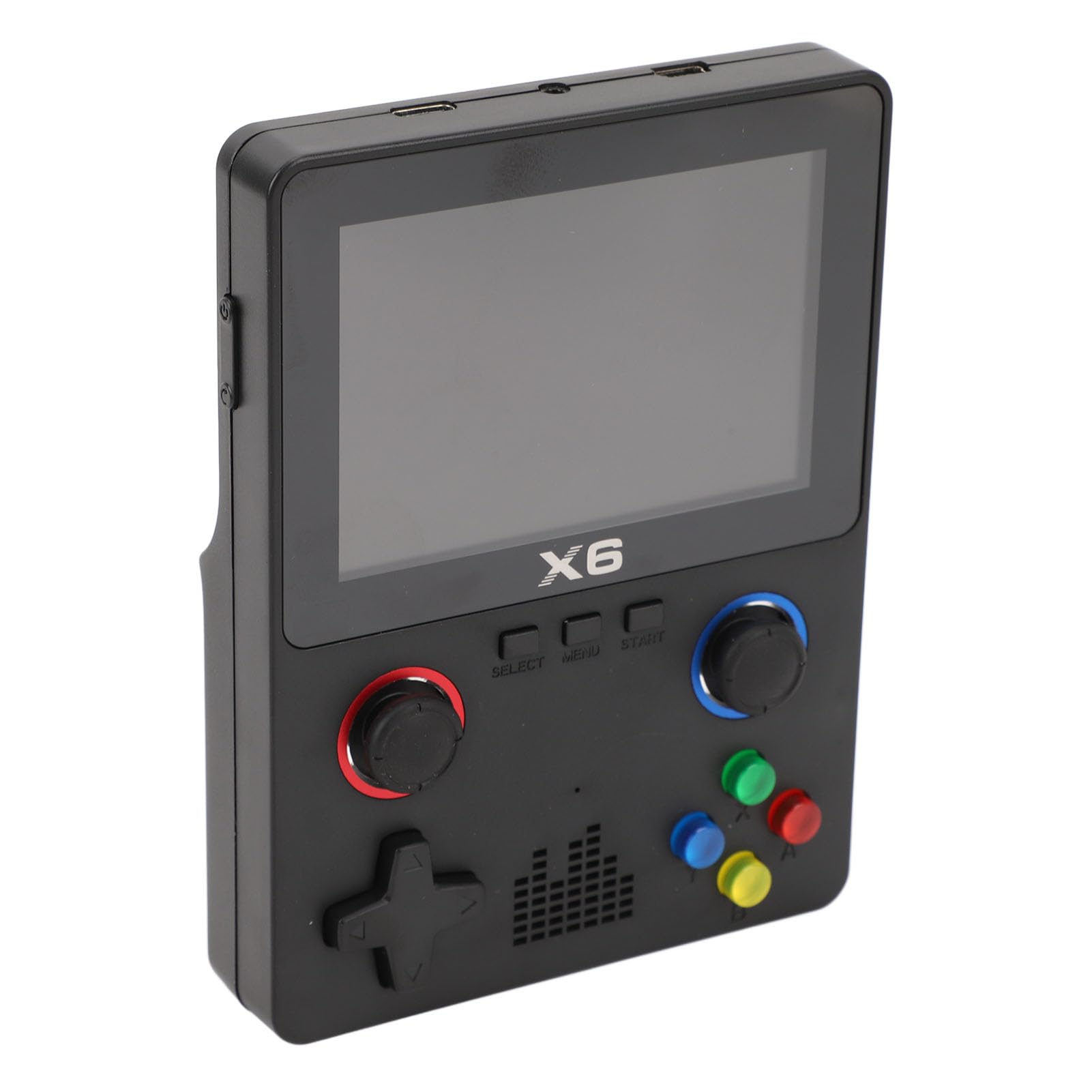Wakects Console di Gioco Portatile retrò, Schermo IPS da 3,5 Pollici Console di Gioco Portatile HD Dual Rocker Antipolvere per Giochi (BLACK)