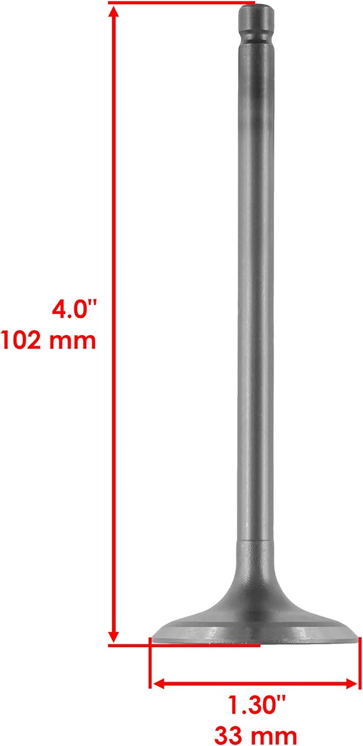 Caltric 2x Intake Valve Kit Compatible with Yamaha 28P-12111-00-00 5VK-12113-00-00 4G0-12118-00-00