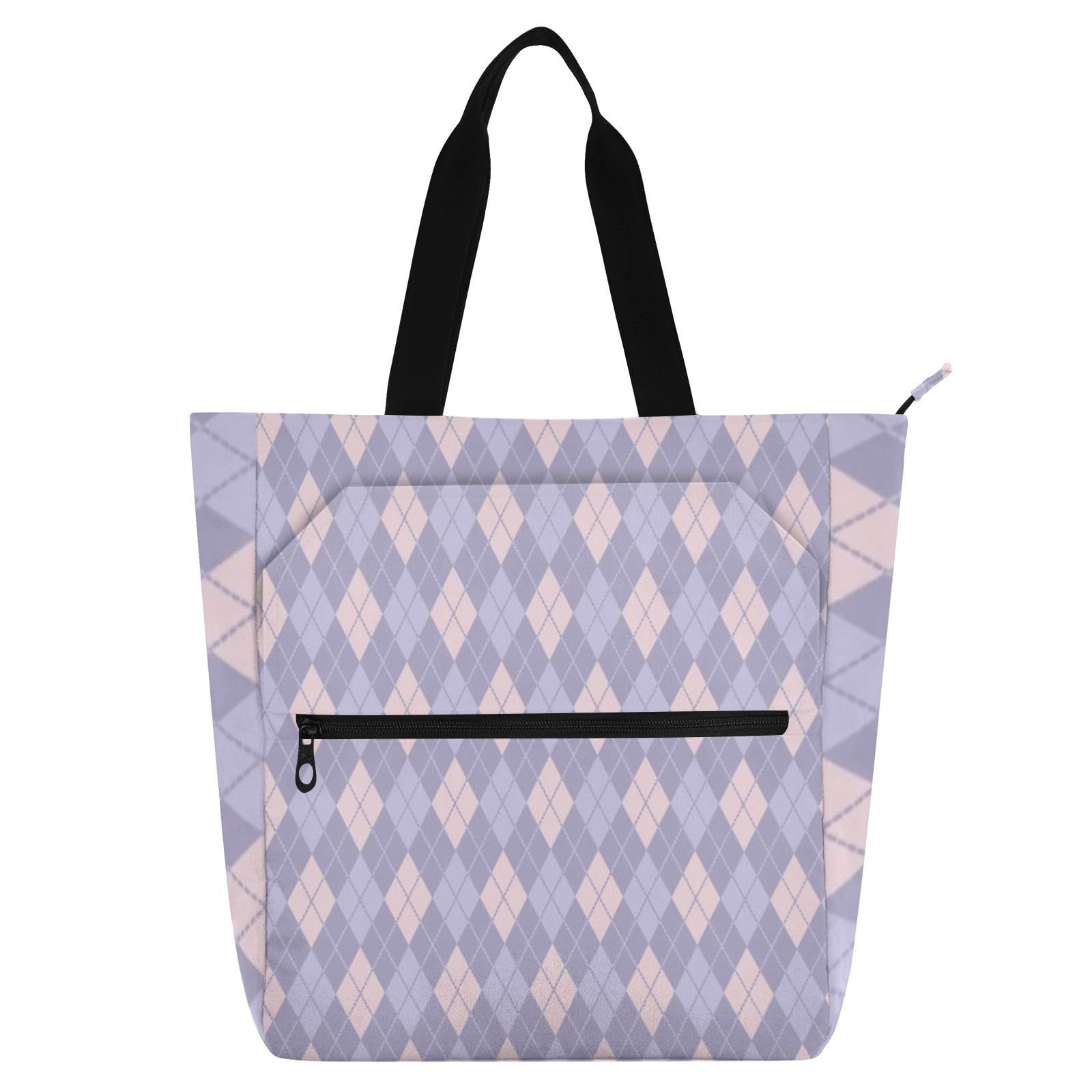 Bolsa de mano con cremallera y múltiples bolsillos para organizar tus libros 8