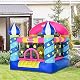 Aufblasbare Hüpfburg von Outsunny für Kinder mit Korb