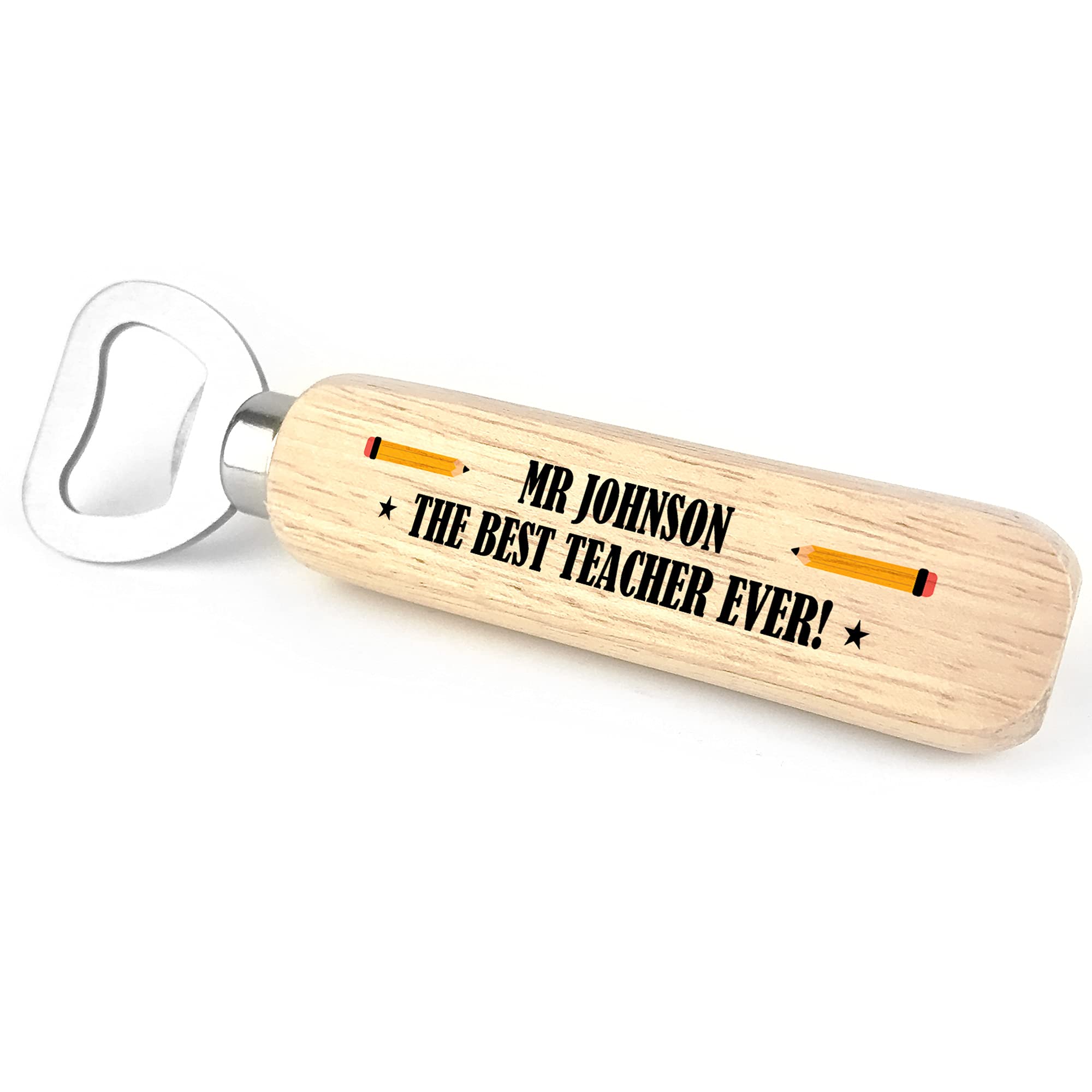 Best Teacher Ever Bottle Opener Personalised Thank You Teacher Assistant Gift