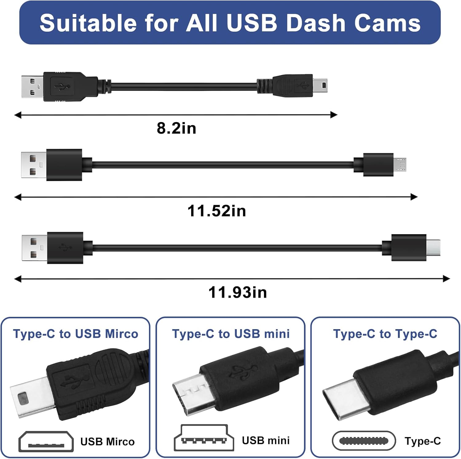Dash Cam Power Adapter (12-Pin Type A) – Compatible with Toyota Tacoma (2015-2023), Highlander (2015-2016), Tundra (2014-2021), Sienna (2014-2021), Honda Ridgeline etc – Plugs into Rearview Mirror