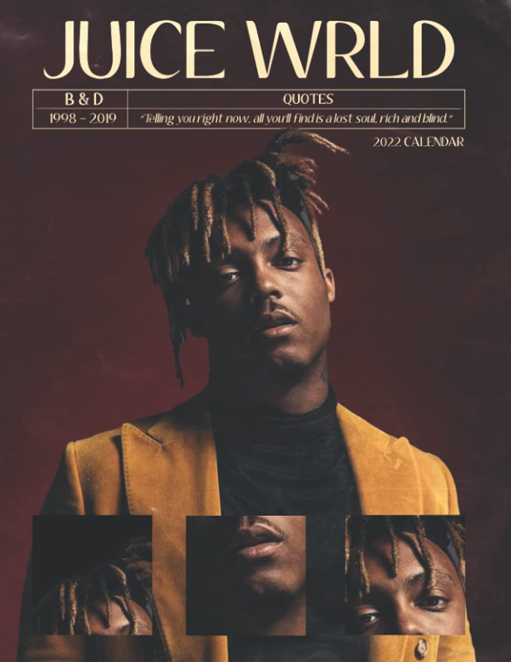 Buy Juice Wrld 2022 Juice Wrld 2022 OFFICIAL Planner with Monthly Tabs