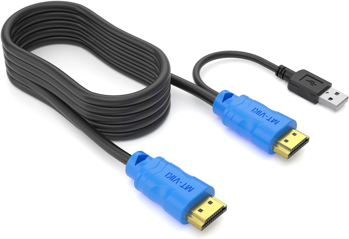 MTVIKI 2in 1 USB HDMI KVM Cable 1.8m/ 6ft for USB KVM