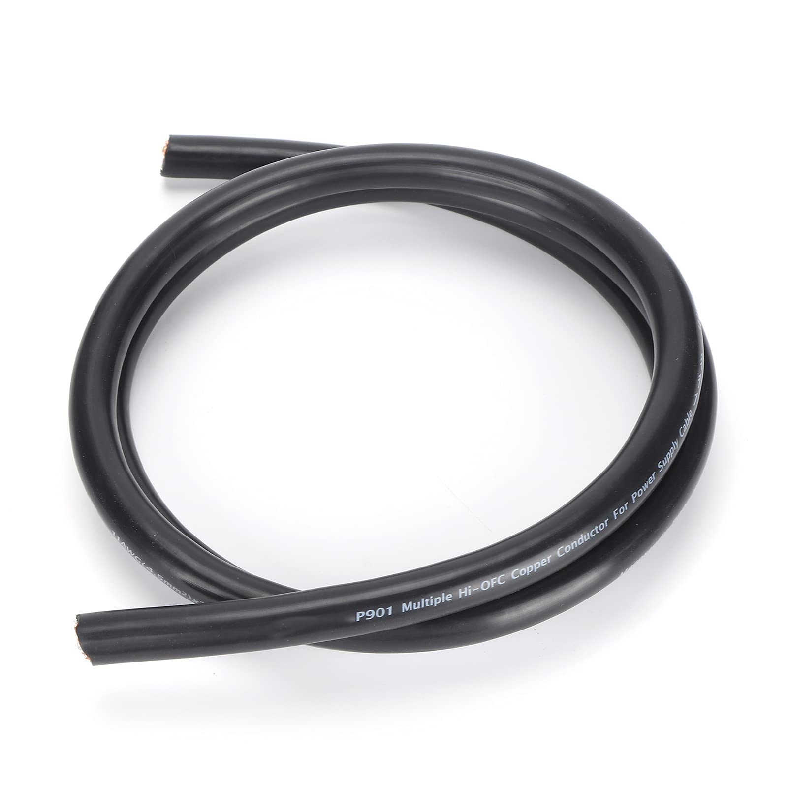 Kabel Zasilający 4,5 mm² HiFi OFC, Miedziany Przewód Zasilający Prądu Przemiennego do Komponentów Wysokiej Jakości 1,5 M