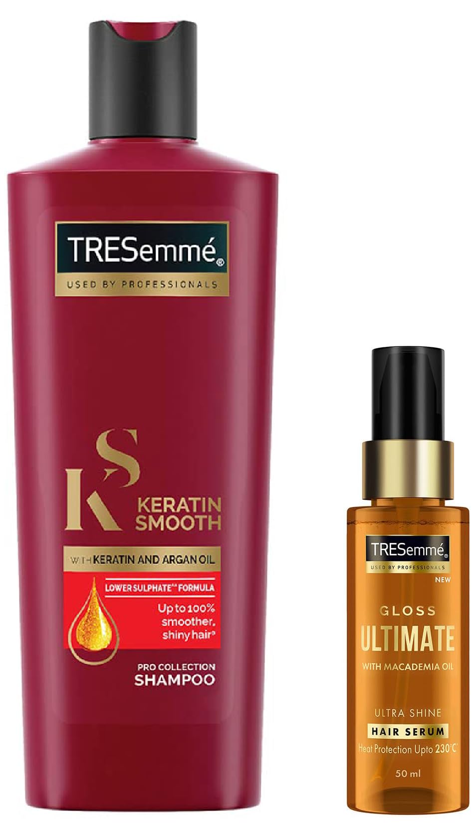 TRESemme Gloss Ultimate Ultra Shine Hair Serum 50ml with Macadamia Oil & Vitamin E & Tresemme Keratin Smooth Combo-picture-39