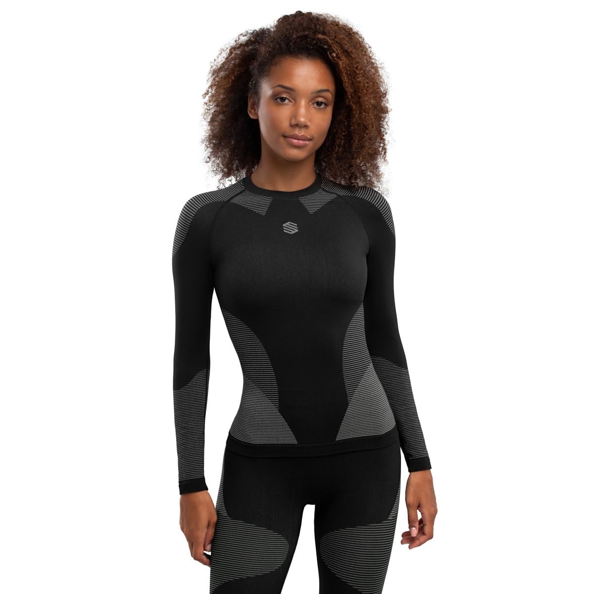 SIROKO - Langärmeliges Kompressionsshirt für Damen Drystone