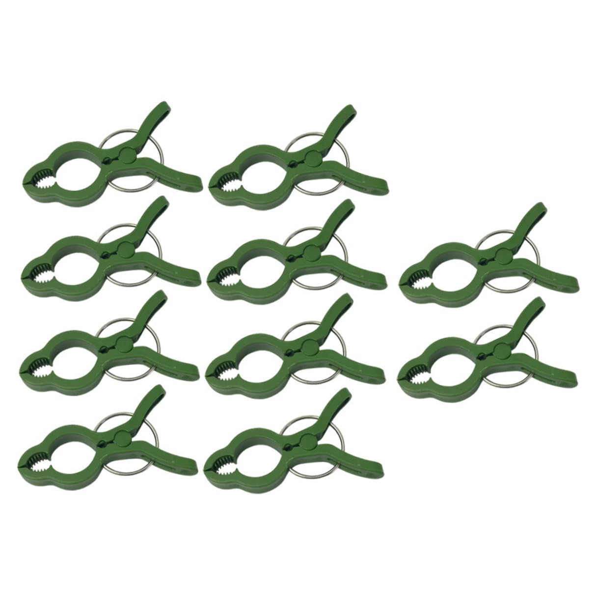 UKCOCO 4 Set Clip Fissaggio Piante per Giardinaggio E Facili da Installare E Riutilizzabili 10 Pezzi*4