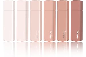 Mini White Out Tapes, Set of 6 Gradient Rose Gold Correction Tape Rollers