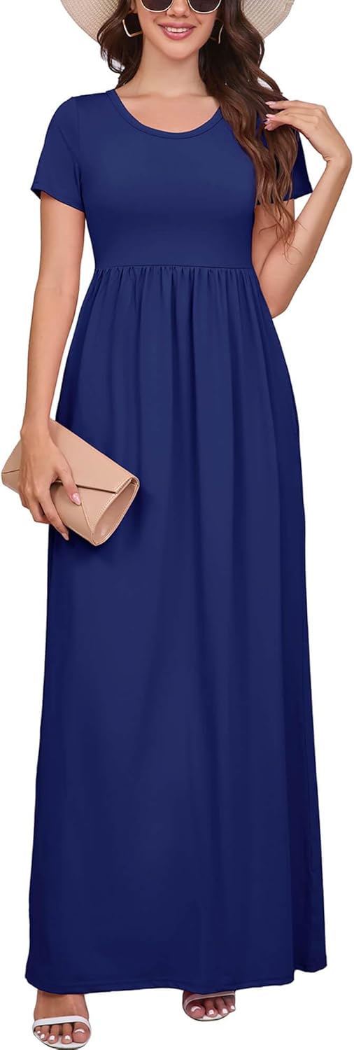 DEARCASE Maxi Dress for Women with Pockets