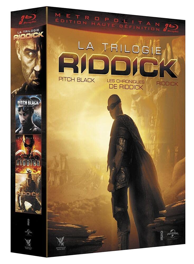Riddick - La trilogie : Pitch Black + Les Chroniques de Riddick + Riddick [Blu-ray]