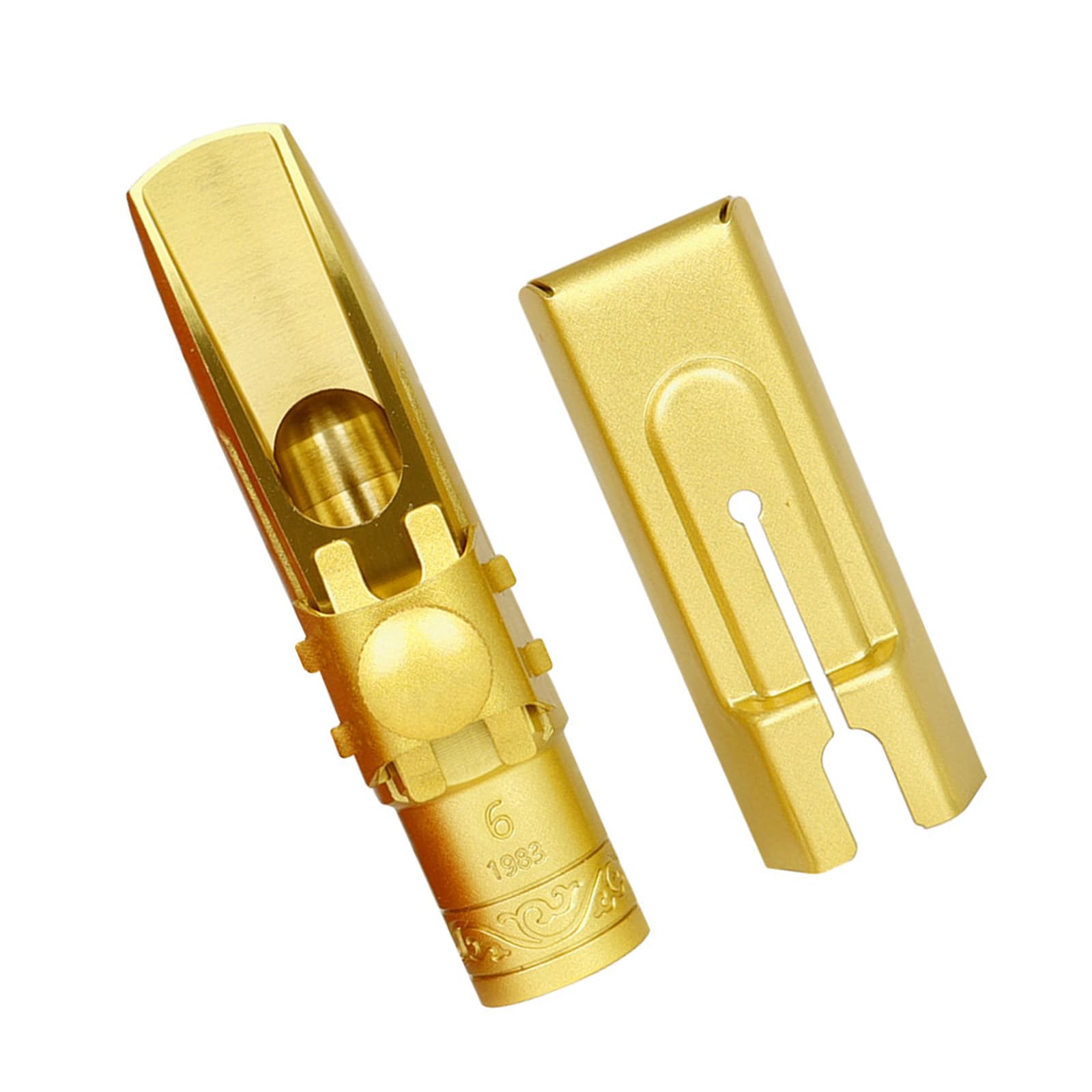 per sassofono contralto con cappucci e legature, 6 tone | Bocchini per sax in mib in metallo Accessori per strumenti musicali