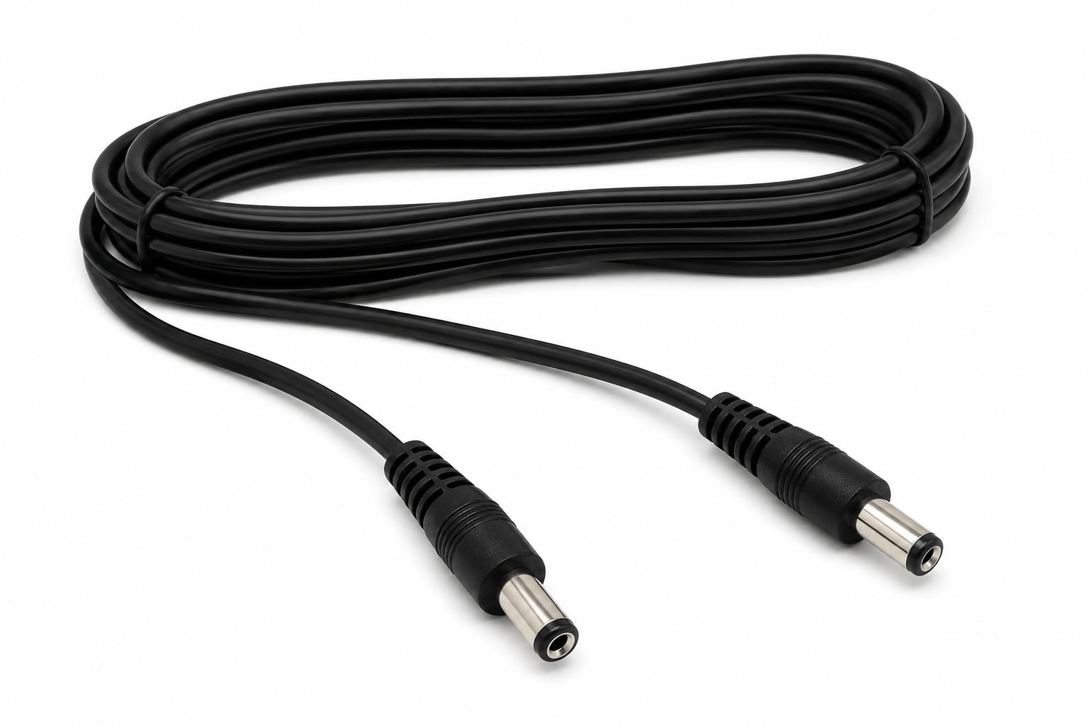2m 2.1mm x 5.5mm Male to Male DC Connector Lead Power Cable for CCTV Cameras, LED Signs, Solar Powered Devices, Music Instruments (6.5ft)