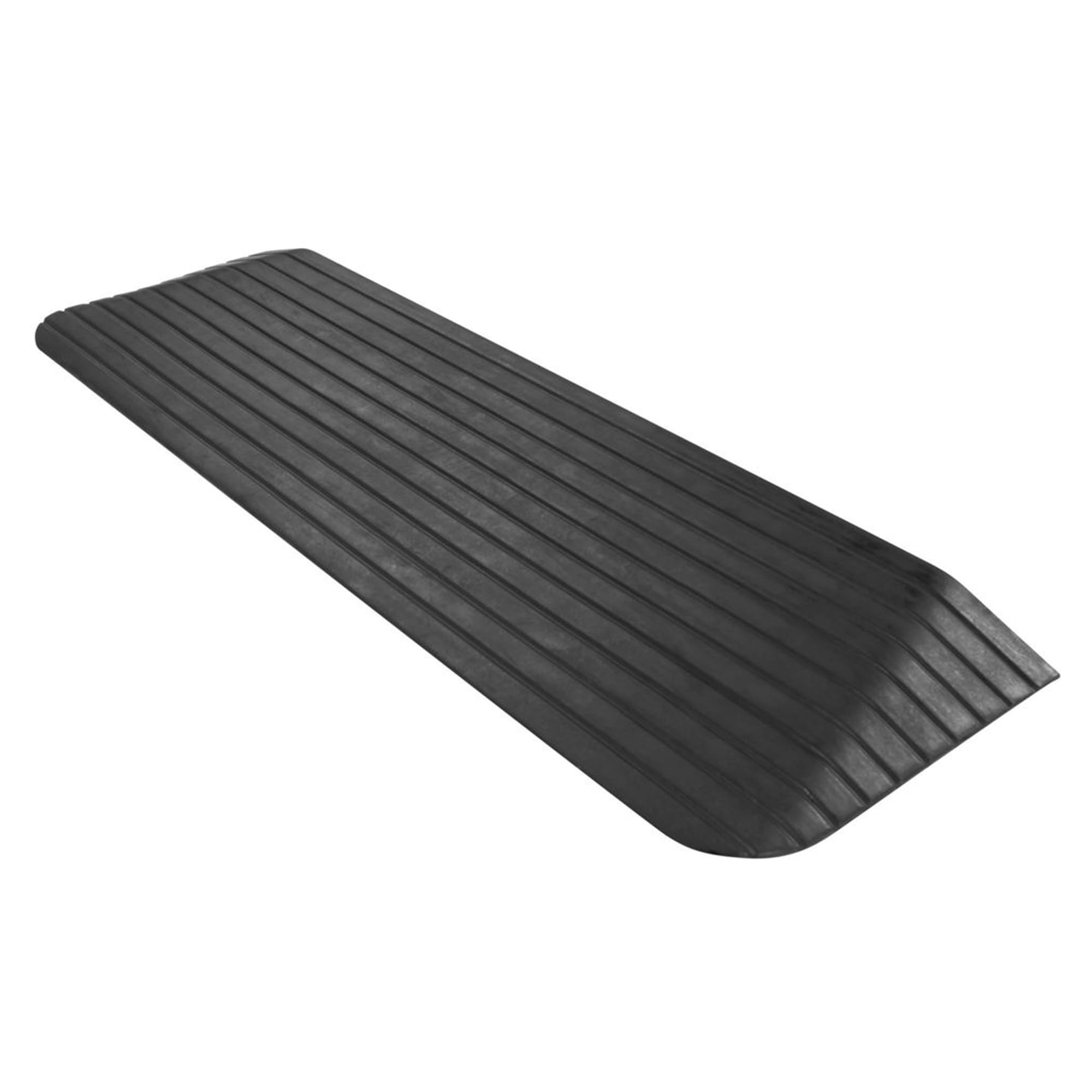 Silver Spring Solid Rubber Threshold Ramp 1-1/2" Rise 1,500 lb. Capacity for Wheelchairs and Power Scooters Indoor Outdoor Use