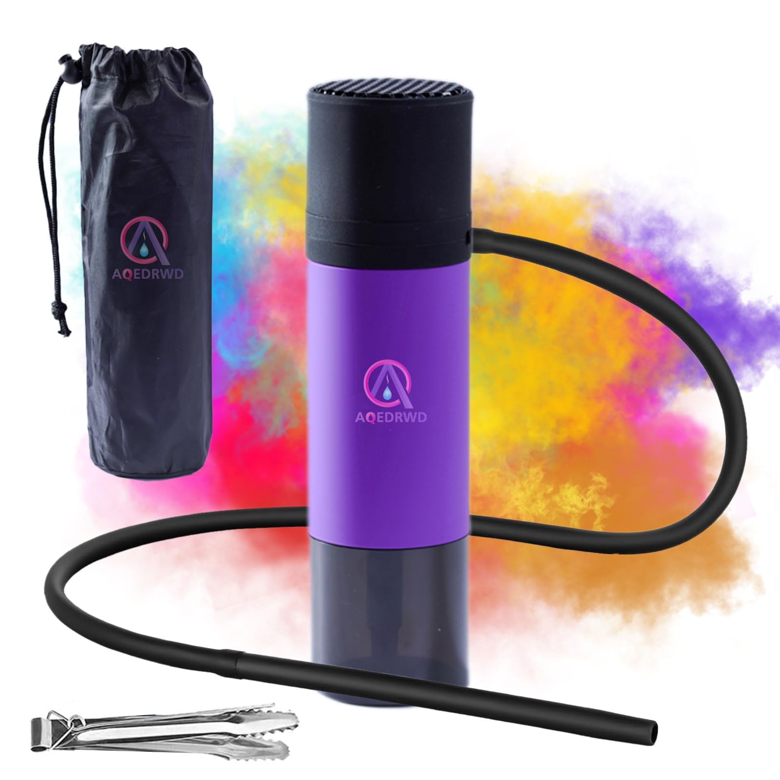 Portable Car Hookah Set Portable Cup Hookah Hookah for Travel with Everything Easy Assemble Storage Hookah Set with