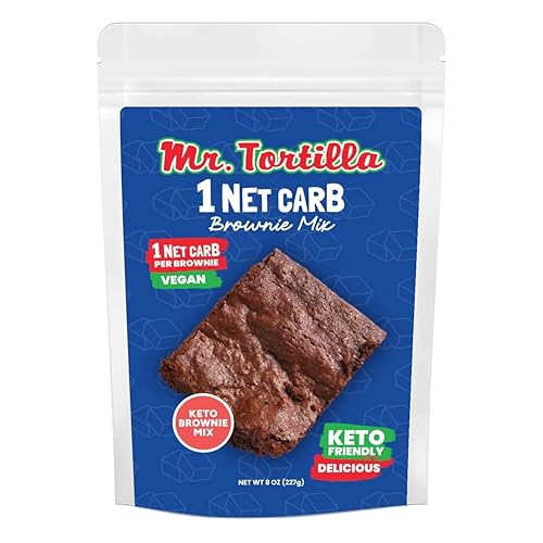 Mr Tortilla 1 mezcla para hornear en carbohidratos bajos en carbohidratos paleo bocadillos dulces aptos para dieta cetogénica postres veganos y sin