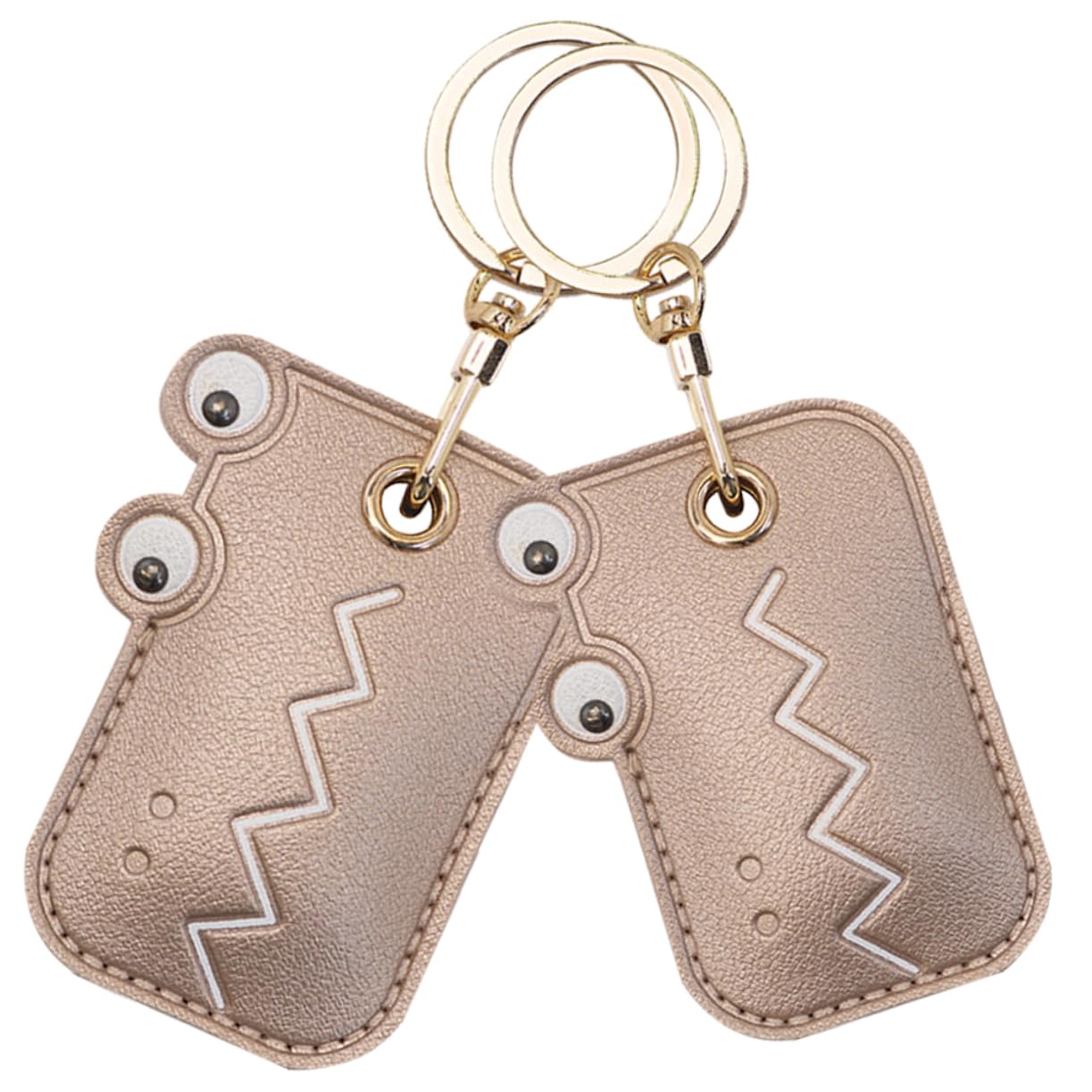 8 Stk Schlüsselanhänger Für Auto Lederetui Für Zugangskarte Auto Schlüssel Halter Auf Vorräte Zugreifen Autoholster Pu-ledertasche Mädchen Metall Tasche Hängen Mode