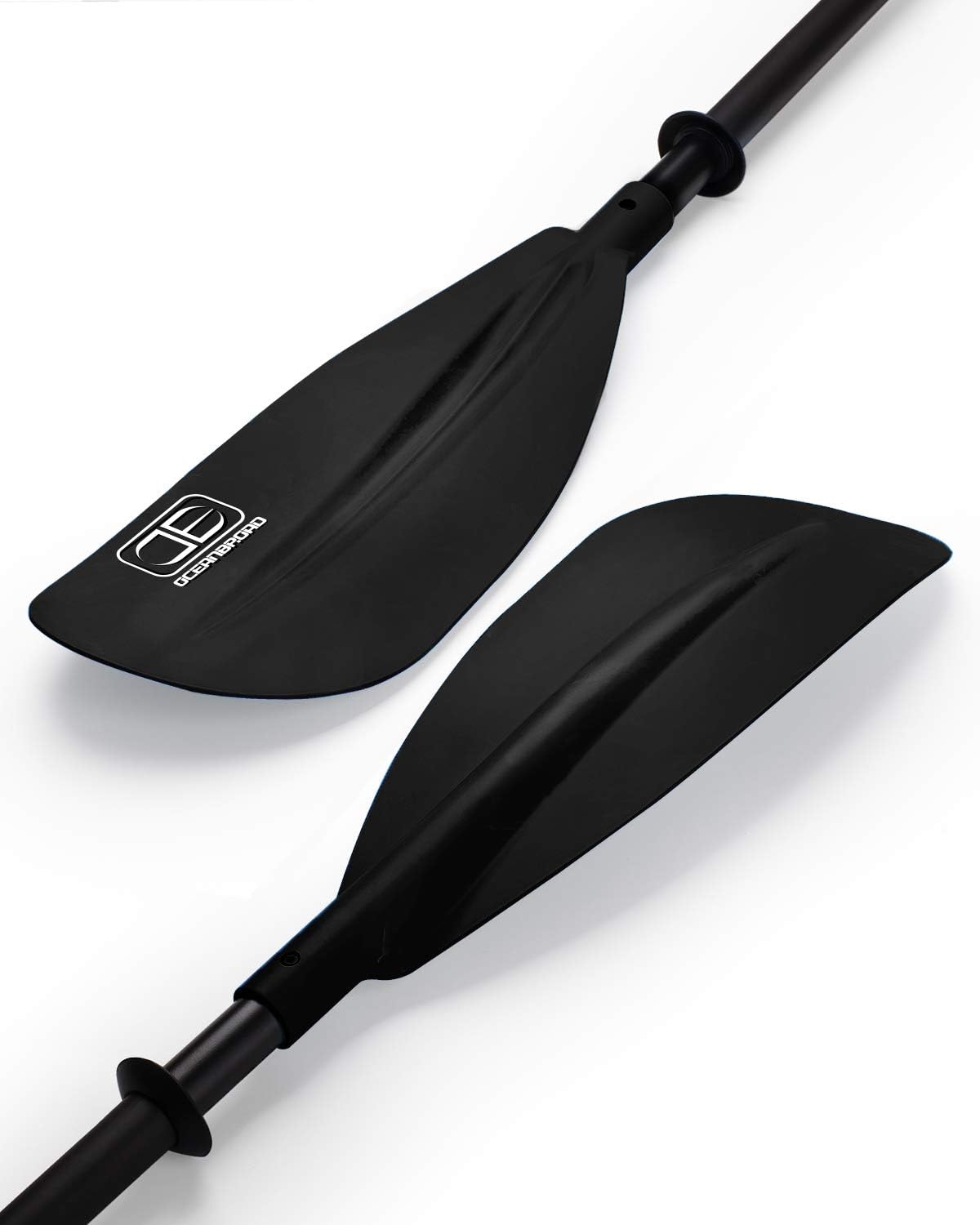 OCEANBROAD Kayak Paddle New Blade 230CM/90.5 Inches Alloy Shaft Kayaking Boating Oar with Paddle Leash : Sports & Outdoors