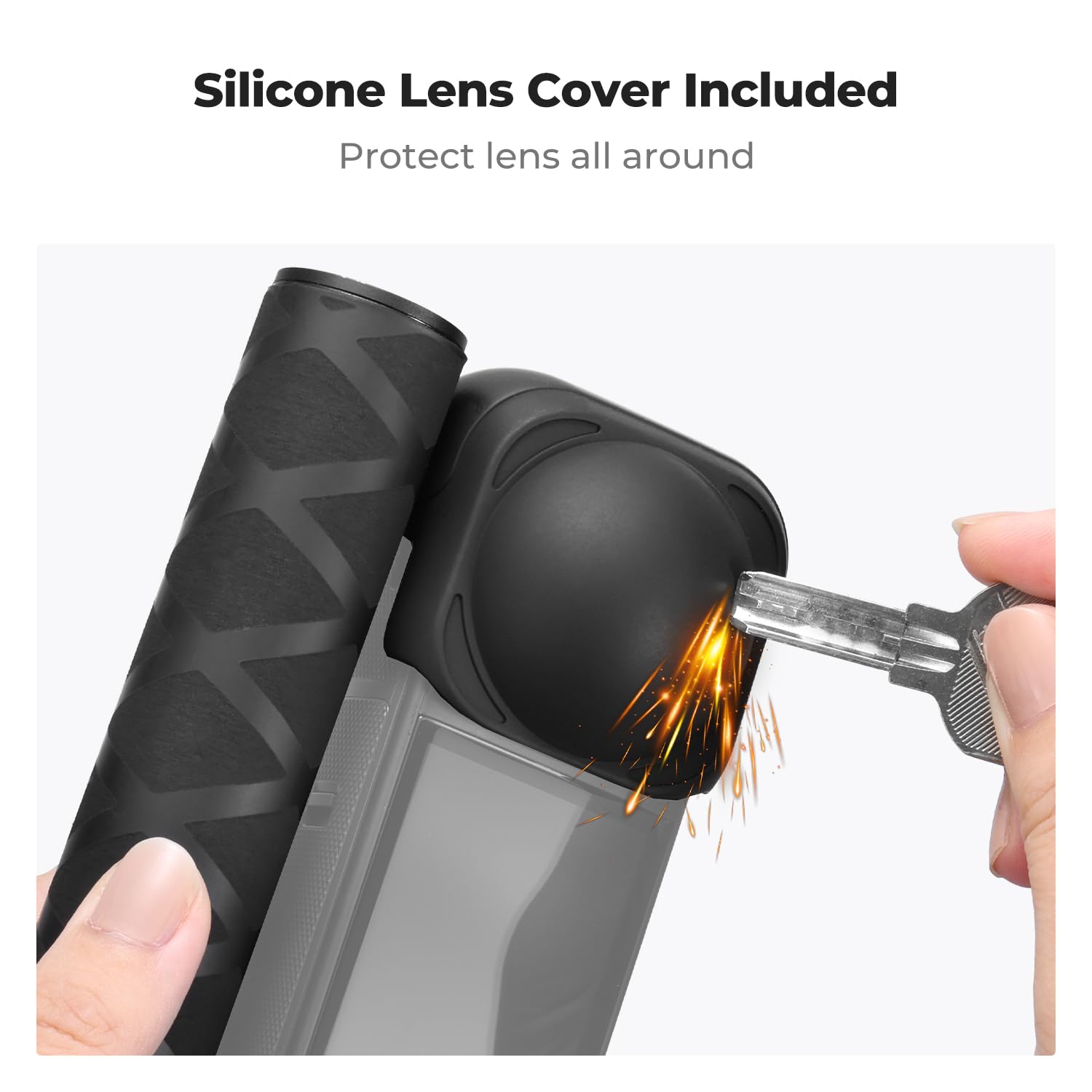 K&F CONCEPT Magnetyczny, szybkozłączny kij do selfie kompatybilny z Insta360 X5, kij do selfie Insta 360, drążek przedłużający o długości 89 cm, niewidoczny drążek z blokadą bezpieczeństwa