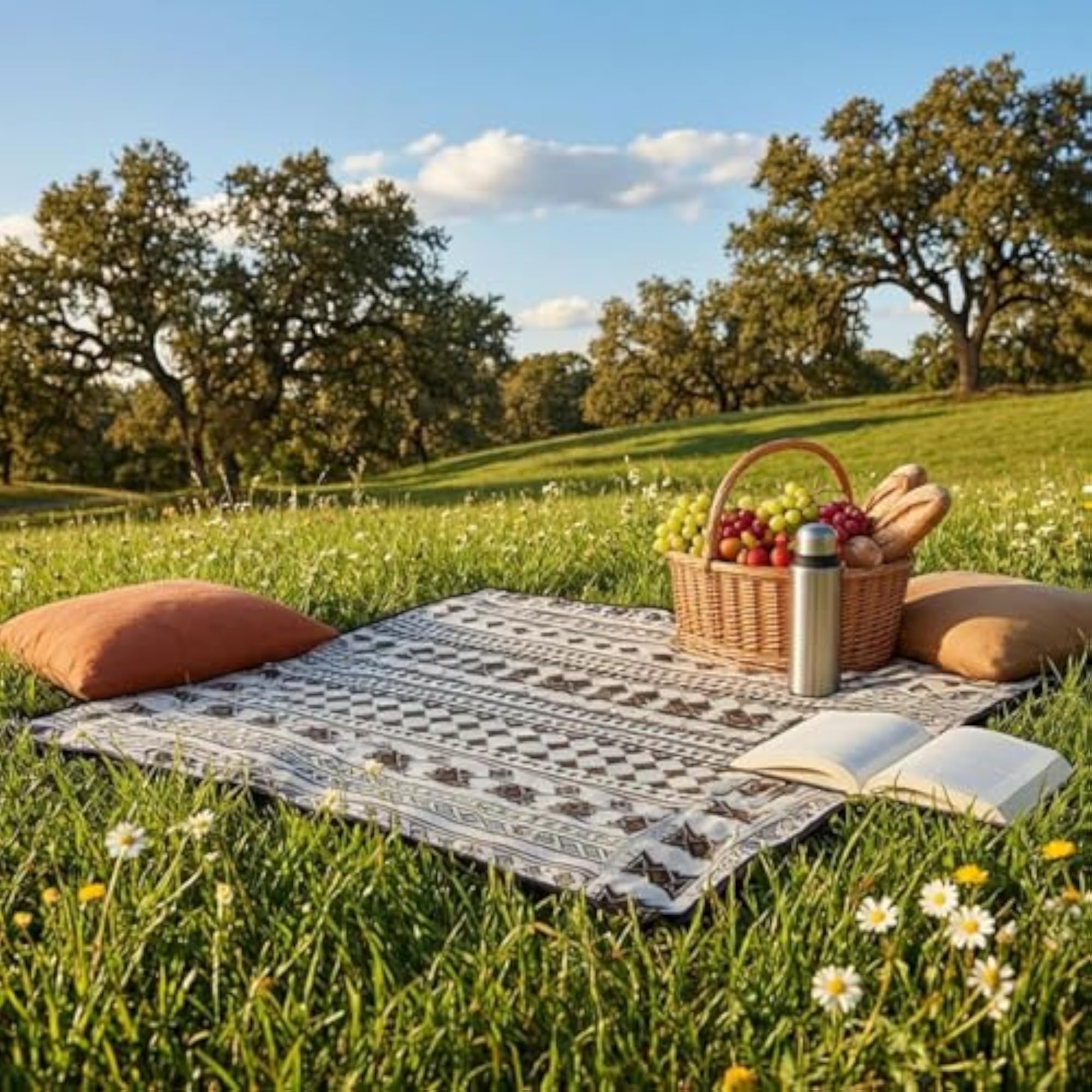 Seamless-Bonded Tent Mat Thickened Machine Washable Tent Pad
