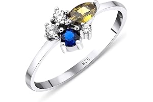 Oval & Round 2 Birthstone Ring: Cherish Maternal Bond