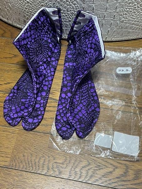 ジャスト カヴァリ紫クロコダイル×フラワー柄ジャケットJKワニ革クロコ