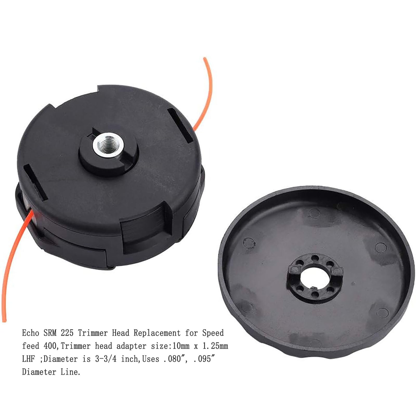 Ewillownm Kompatibel mit 9,5 cm Universal-Trimmerkopf für Echo Speed