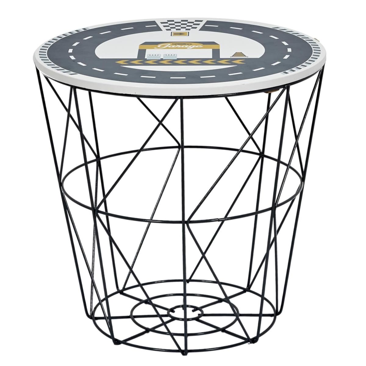 Paris Prix Table d'Appoint Enfant Circuit 30cm Bleu