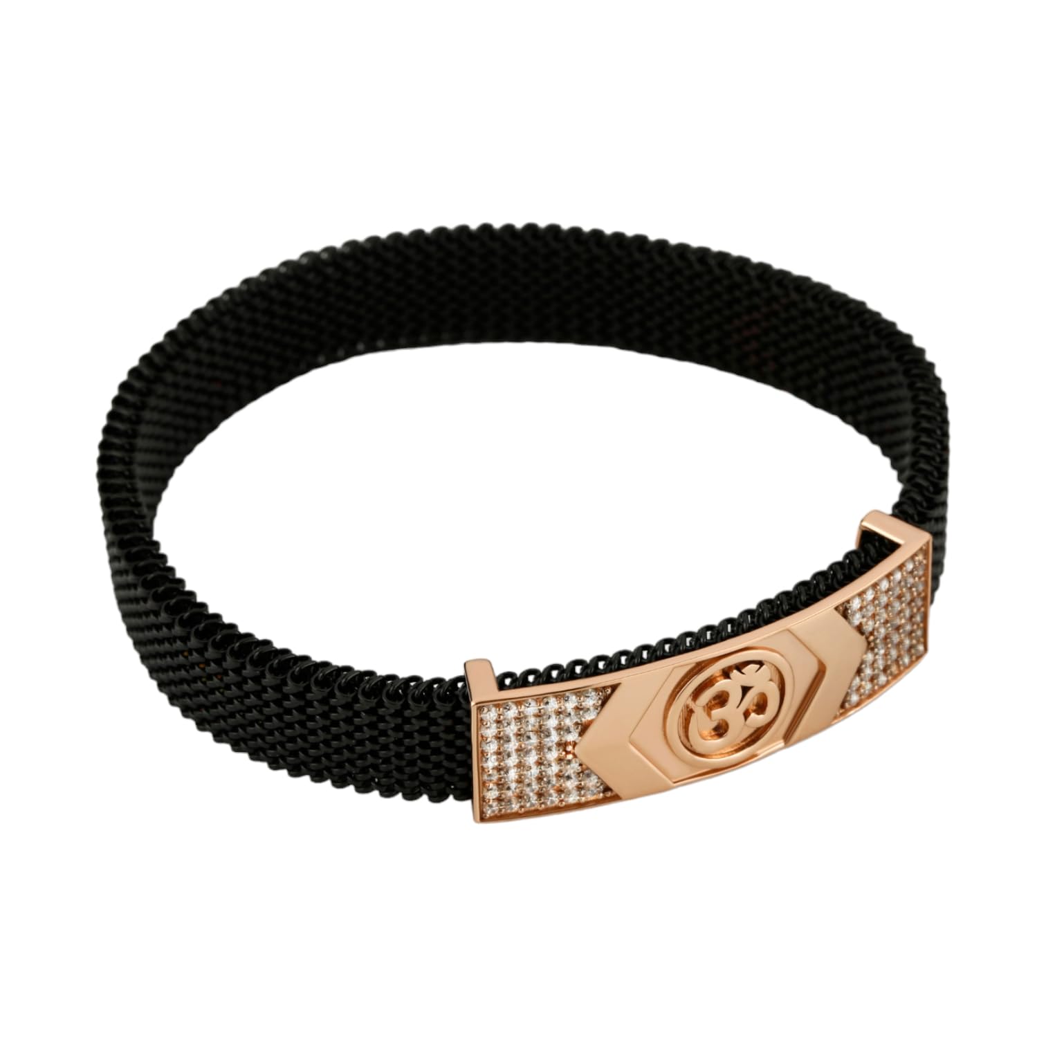 VASTA 925 Sterling silver Om bracelet/Adjustable,Rose Gold Plated/Gift For Man And Boy/With Certificate of Authenticity and 925 stamp/ VJ721RG (B0CL759BKQ) Amazon Price History, Amazon Price Tracker