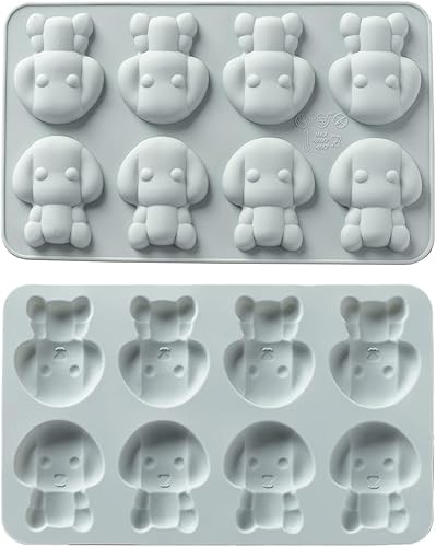 Vista 27 de Novedoso juego de moldes para confiteros de huevos y conejos, caramelos antiadherentes y chocolate para mini pastel, galletas, caramelos, gelatina