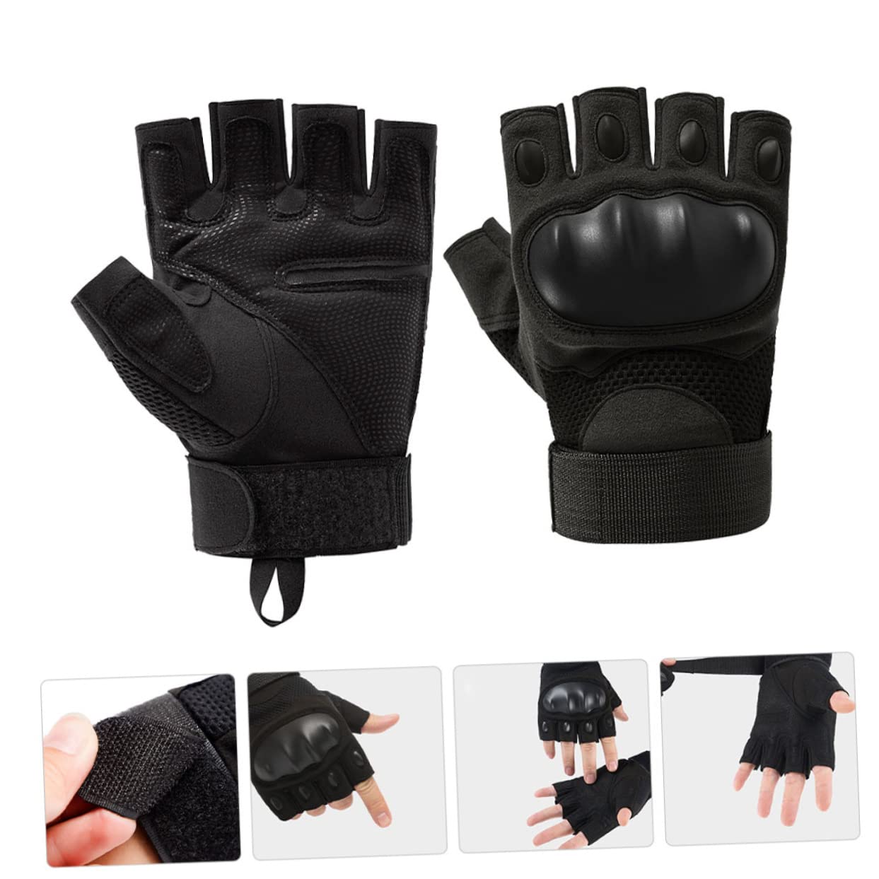 Mikikit Mountaineering Gloves Practical Camping Gloves Comfortable Material for Lengthy Use