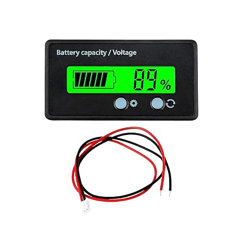 12V 24V 48V 60V 72V Golf Cart Battery Monitor Meter,